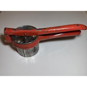 Antique 1920's-30s  Steel Potato Ricer Utensil
